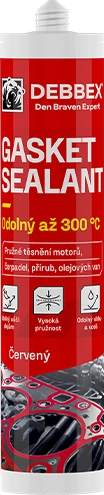 Tmel těsnicí Den Braven červený 280 ml