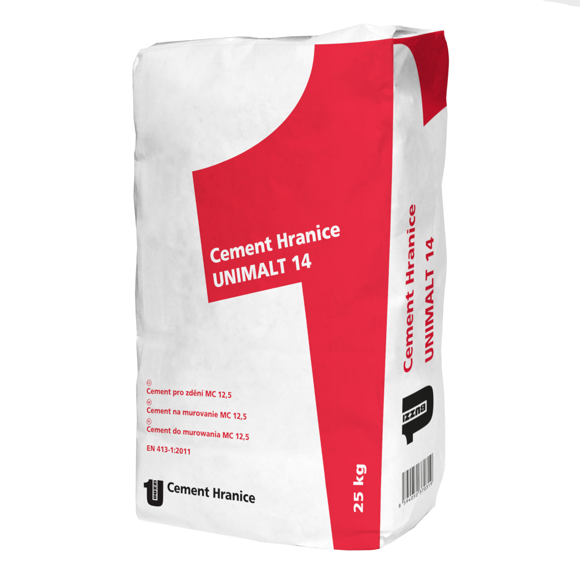 Cement pro zdění Hranice UNIMALT MC 12,5 25 kg