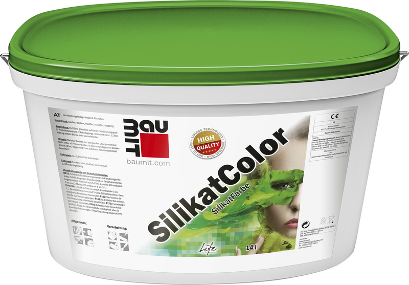 Barva fasádní silikátová Baumit SilikatColor probarvená 14 l