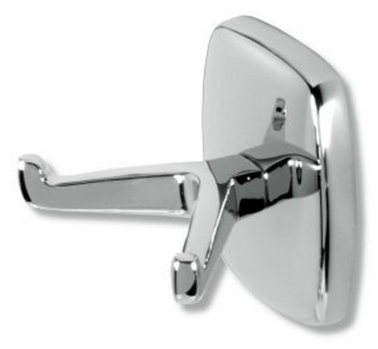 Dvojháček na ručníky Orfeus chrom 70x70 mm