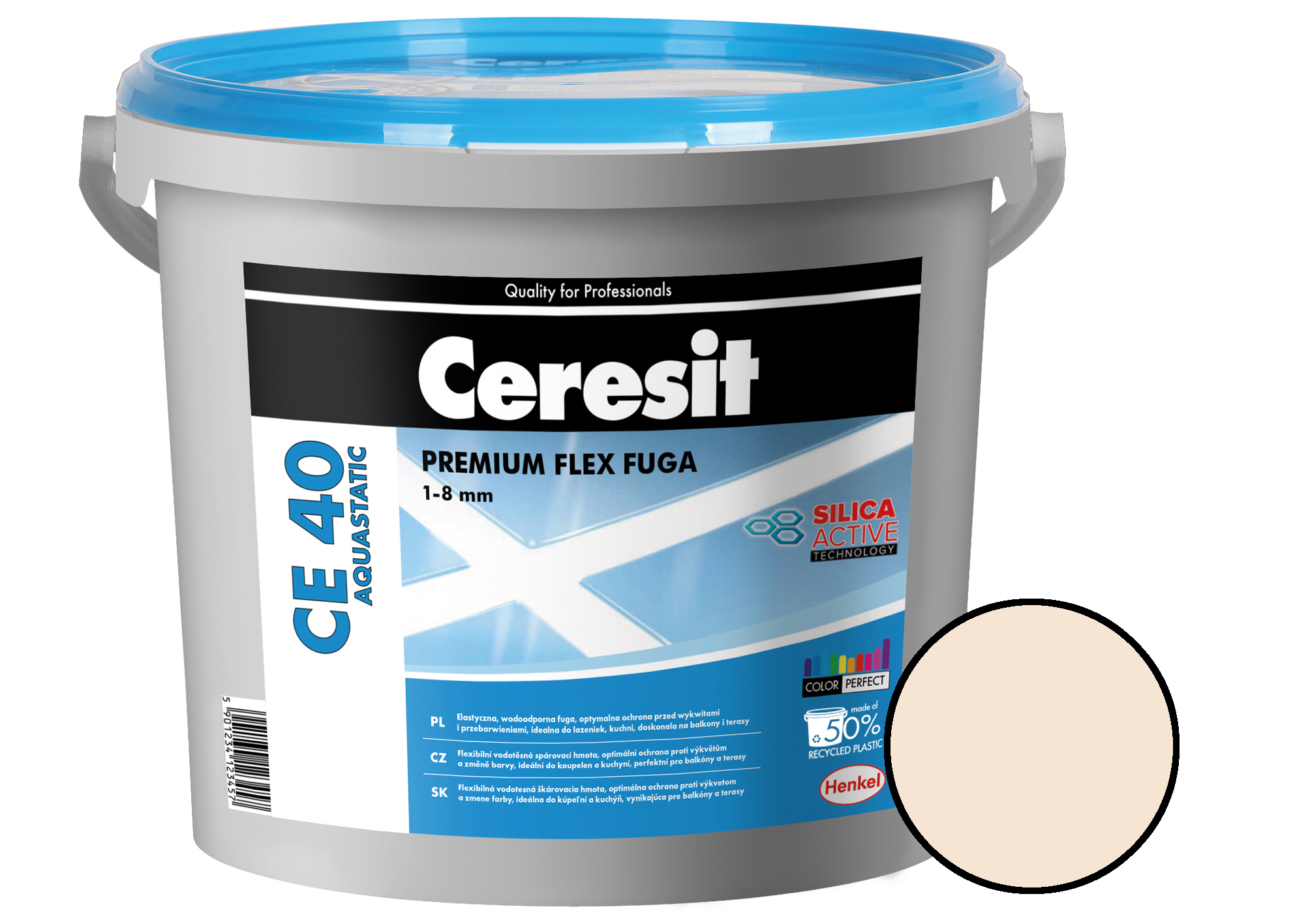 Hmota spárovací Ceresit CE 40 Aquastatic natura 5 kg