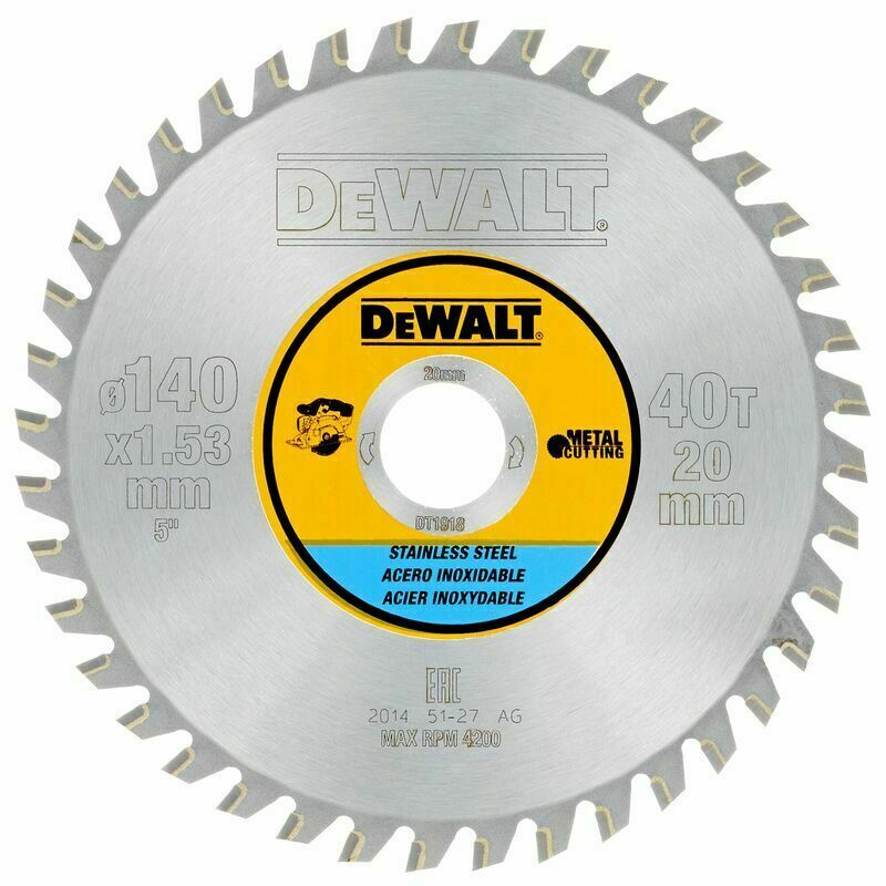 DEWALT Kotouč pilový DeWALT DT1918-QZ 140×20 mm 40 z.