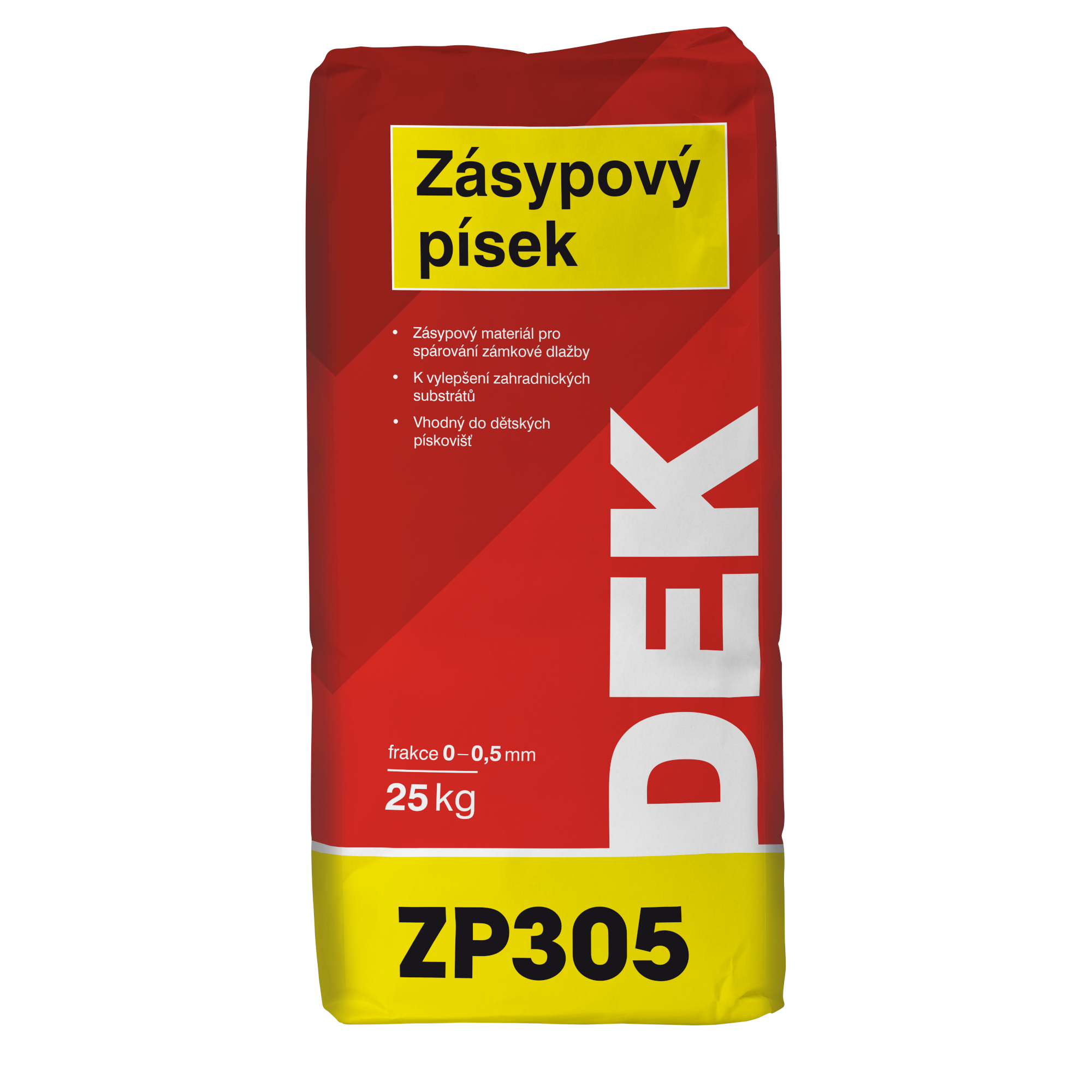 Písek zásypový DEK jemný 25 kg