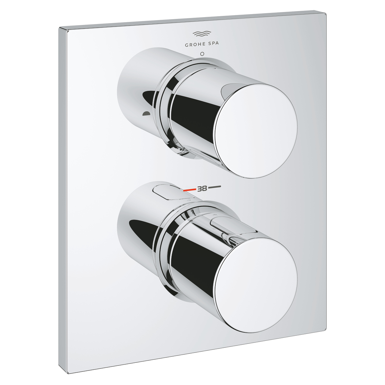 Díl nadomítkový Grohe Grohtherm F chrom s přepínačem 27618000