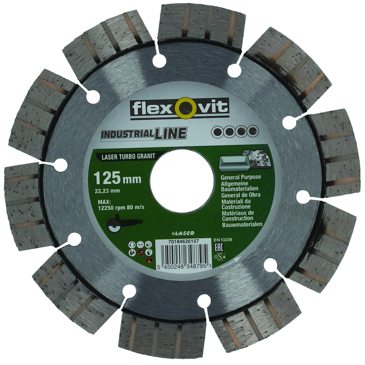 Kotouč řezný DIA Flexovit IL Turbo Granit 115×22,23 mm