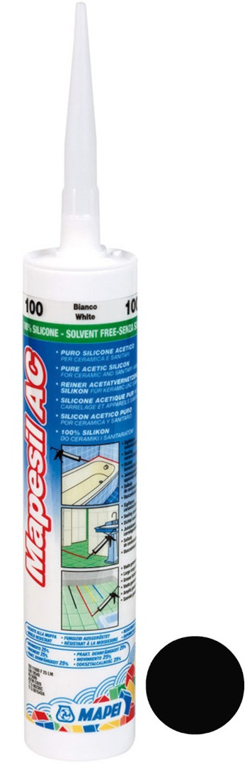 Tmel silikonový Mapei Mapesil AC 120 černá 310 ml