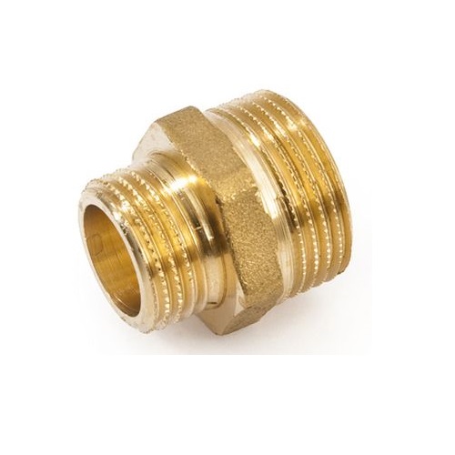 Vsuvka mosazná redukovaná 3/4"×1/2" MM