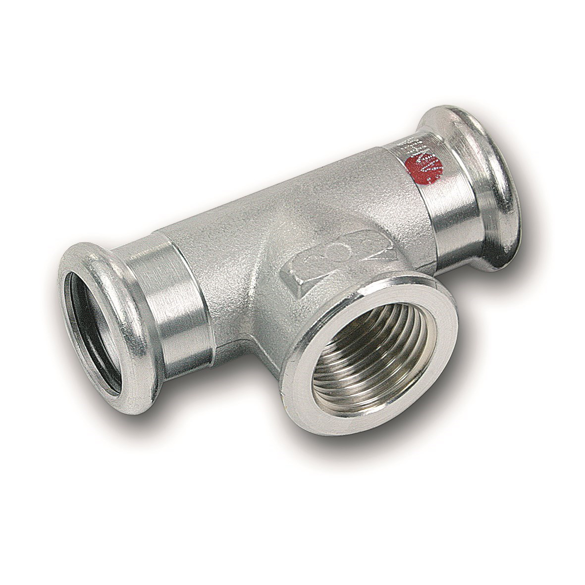 Levně T-kus redukovaný lisovací Sanha Therm 24130G 15 mm × 1/2"