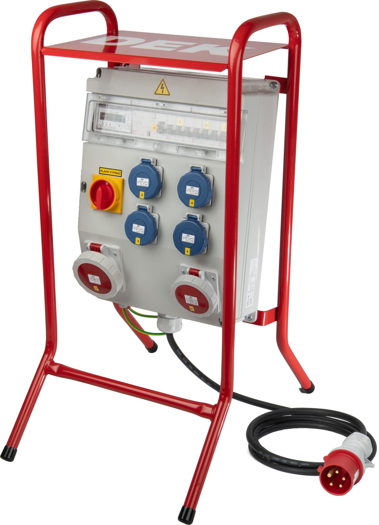 Rozvaděč staveništní s přívodem a fakturačním elektroměrem DEK DEK16S RCD 4/3 16/32/VYP/P/E B