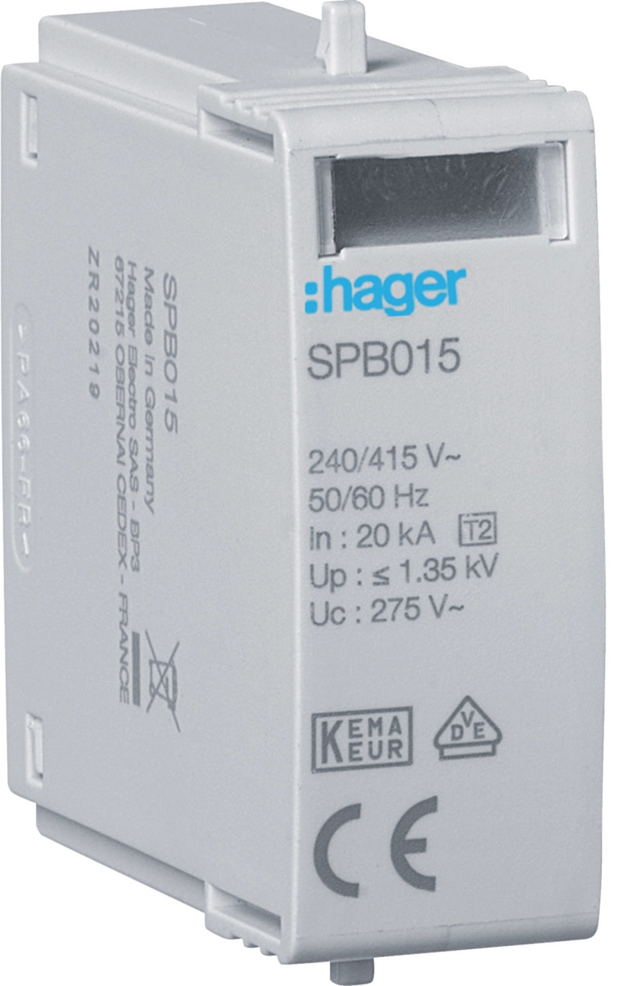 Modul výměnný L-N (PEN) Hager SPB015