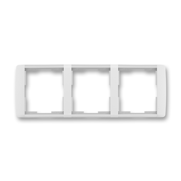 Rámeček ABB Element trojnásobný horizontální bílá, ledová bílá