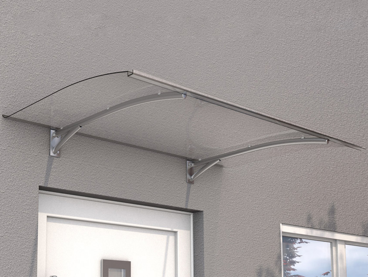 Stříška vchodová Guttavordach PT Secco čirá 1 500×900 mm