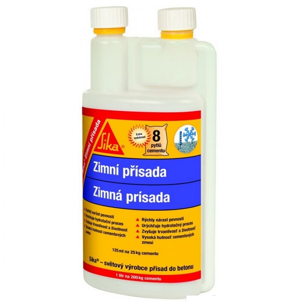 Přísada do betonu Sika zimní 1 l