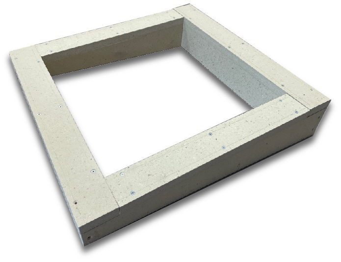Rám podkladní ve sklonu 5° DEKLIGHT PIR frame 75×120 cm