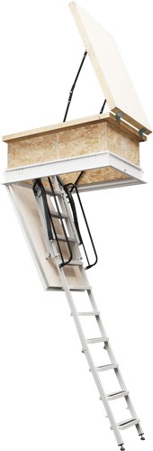 Schody půdní protipožární JAP ARISTO PP 120×70 cm (2,4–2,6 m)