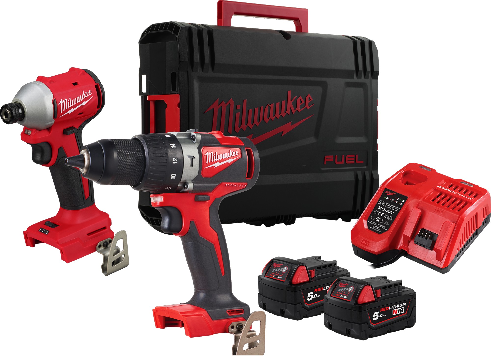 Sada AKU nářadí Milwaukee M18BLPP2A3-502X