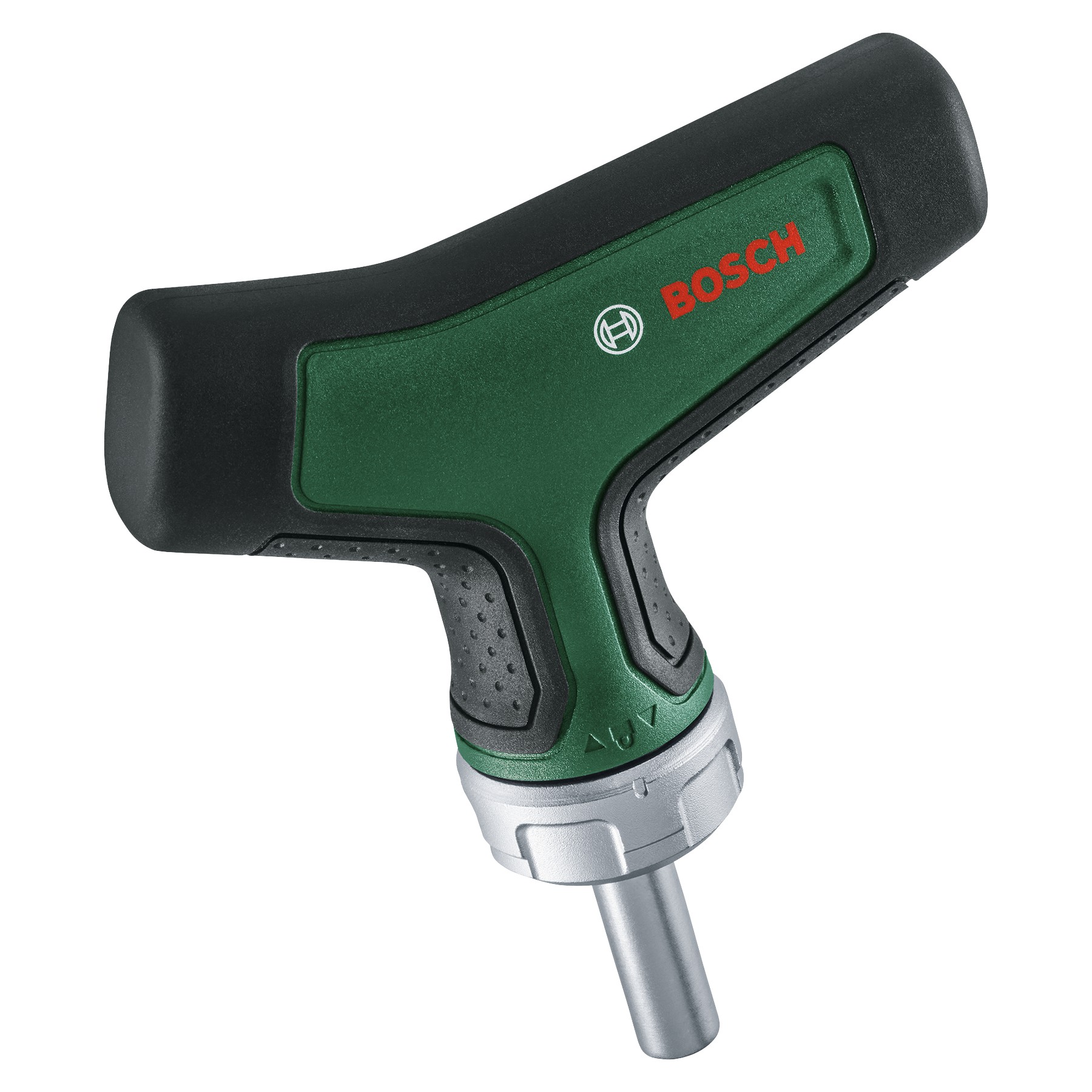 Šroubovák ráčnový bitový krátký Bosch s T-rukojetí