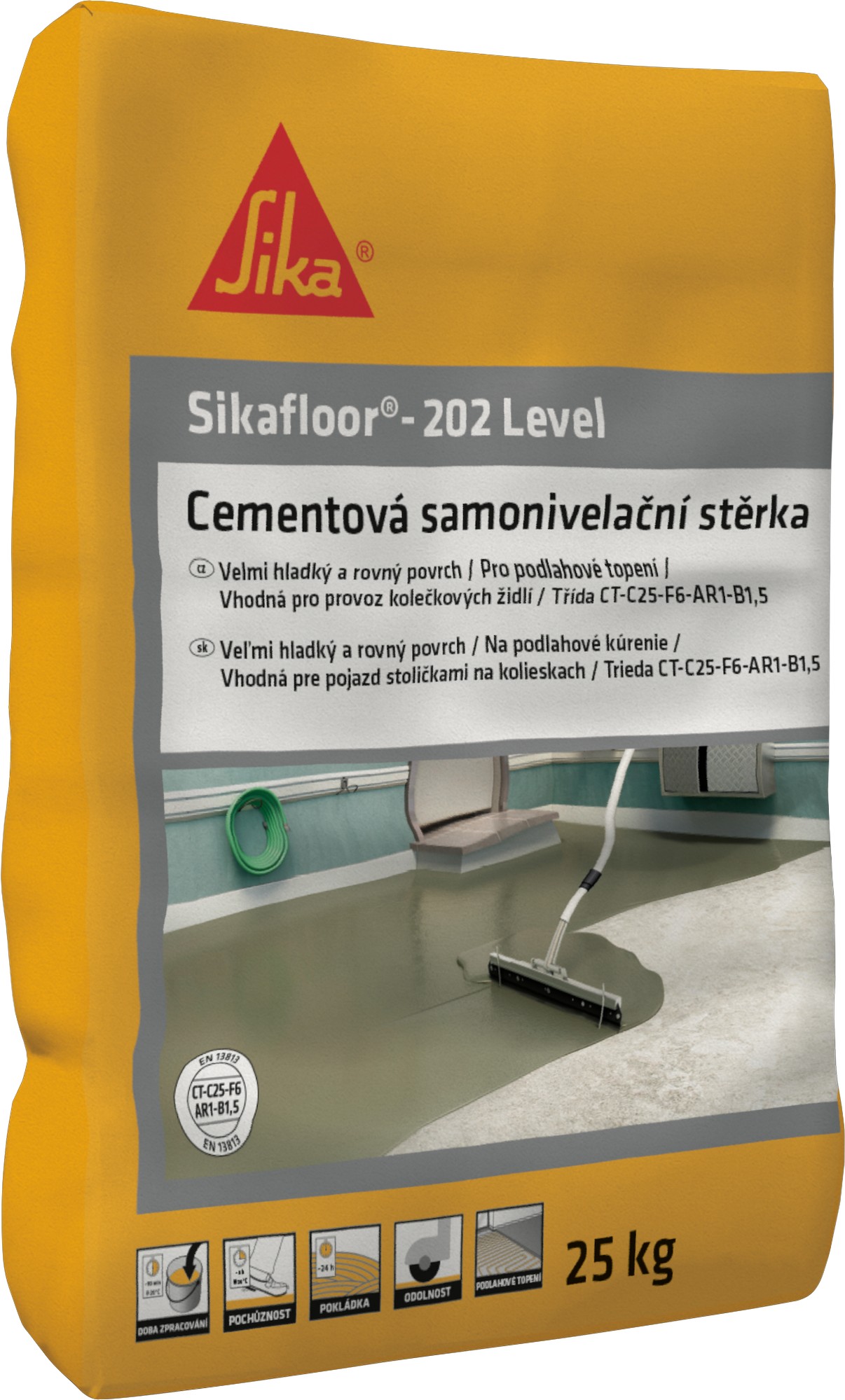 Hmota samonivelační Sikafloor-202 Level 25 kg