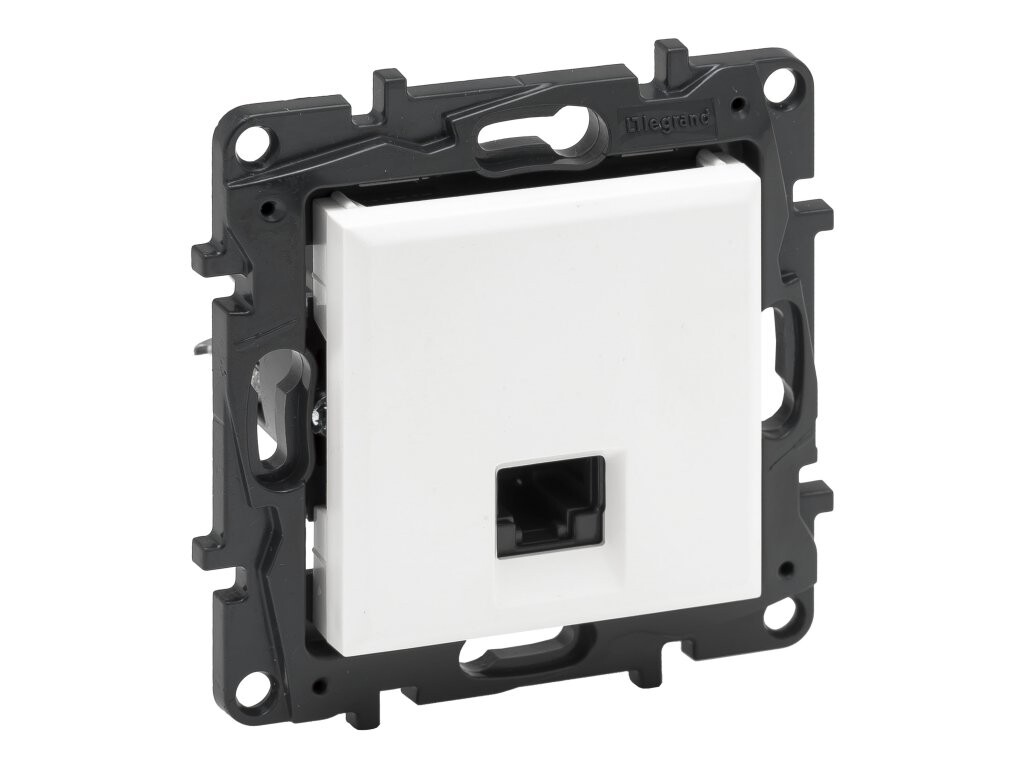 Zásuvka datová Legrand Niloé Step 1× RJ45 bílá