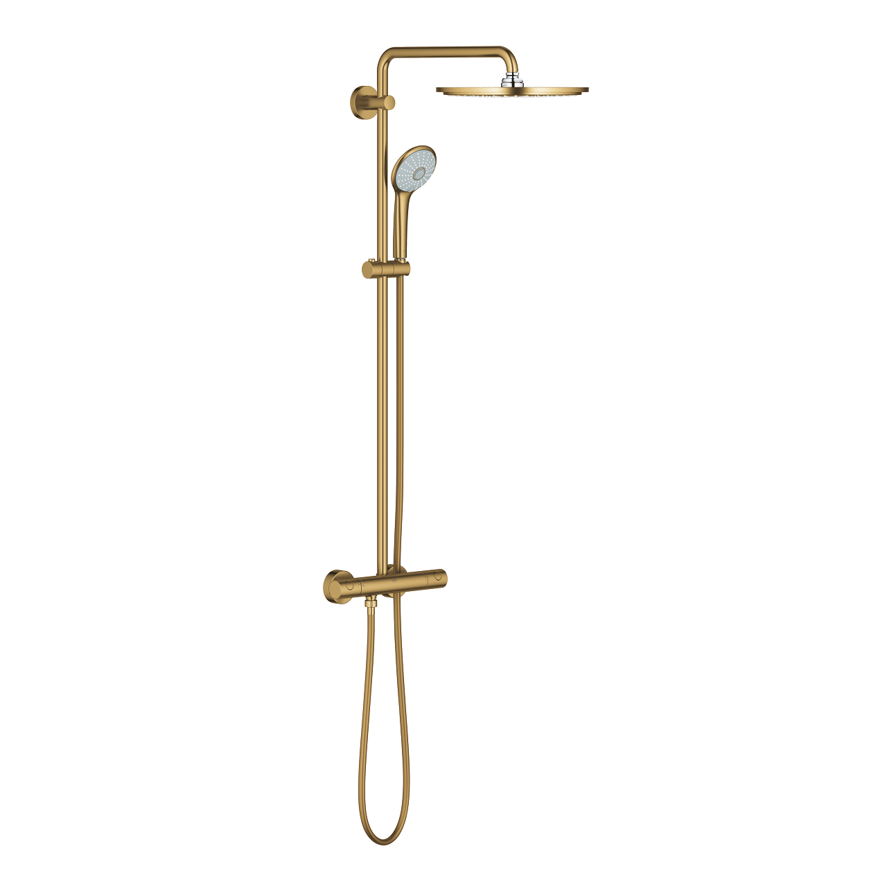 Systém sprchový termostatický Grohe Euphoria System 310 kartáčovaný Cool Sunrise 26075GN0