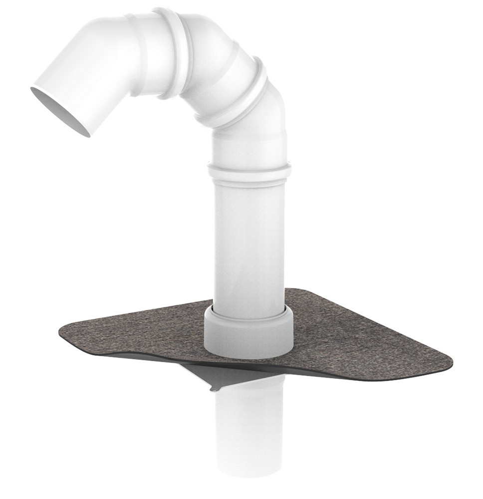 Prostup pro kabely s integrovanou manžetou o průměru 125mm