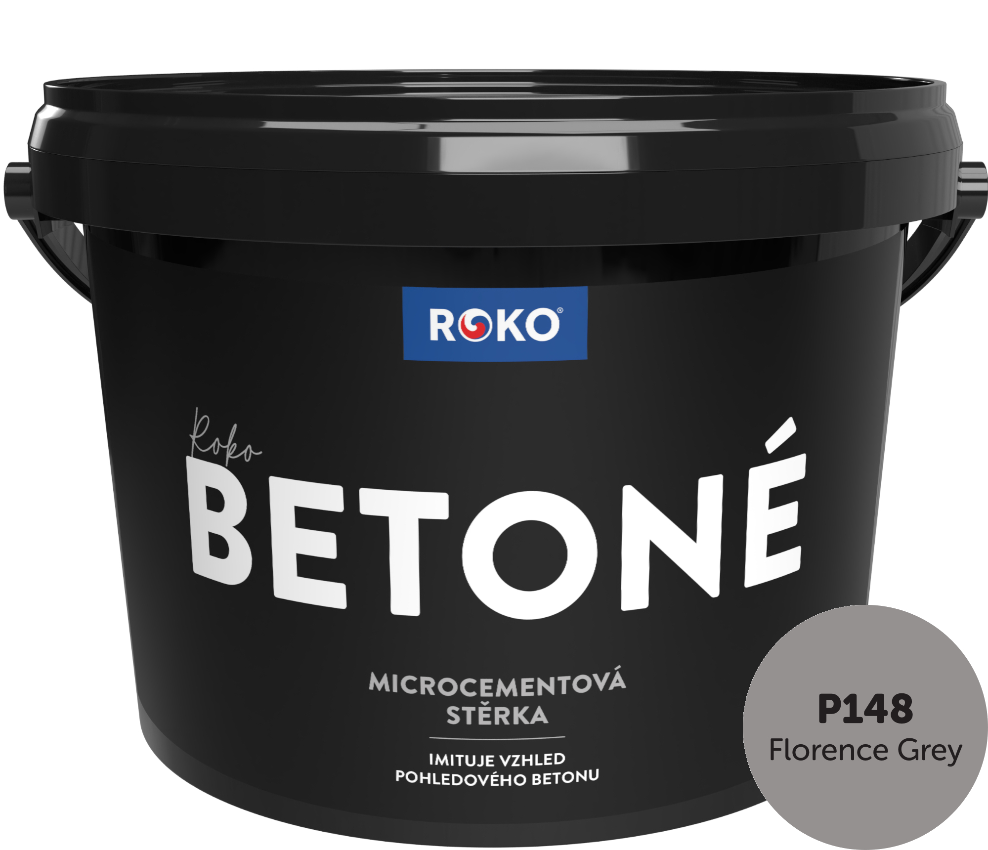 Levně Stěrka dekorativní Roko Betoné P148 Florence Grey 7 kg