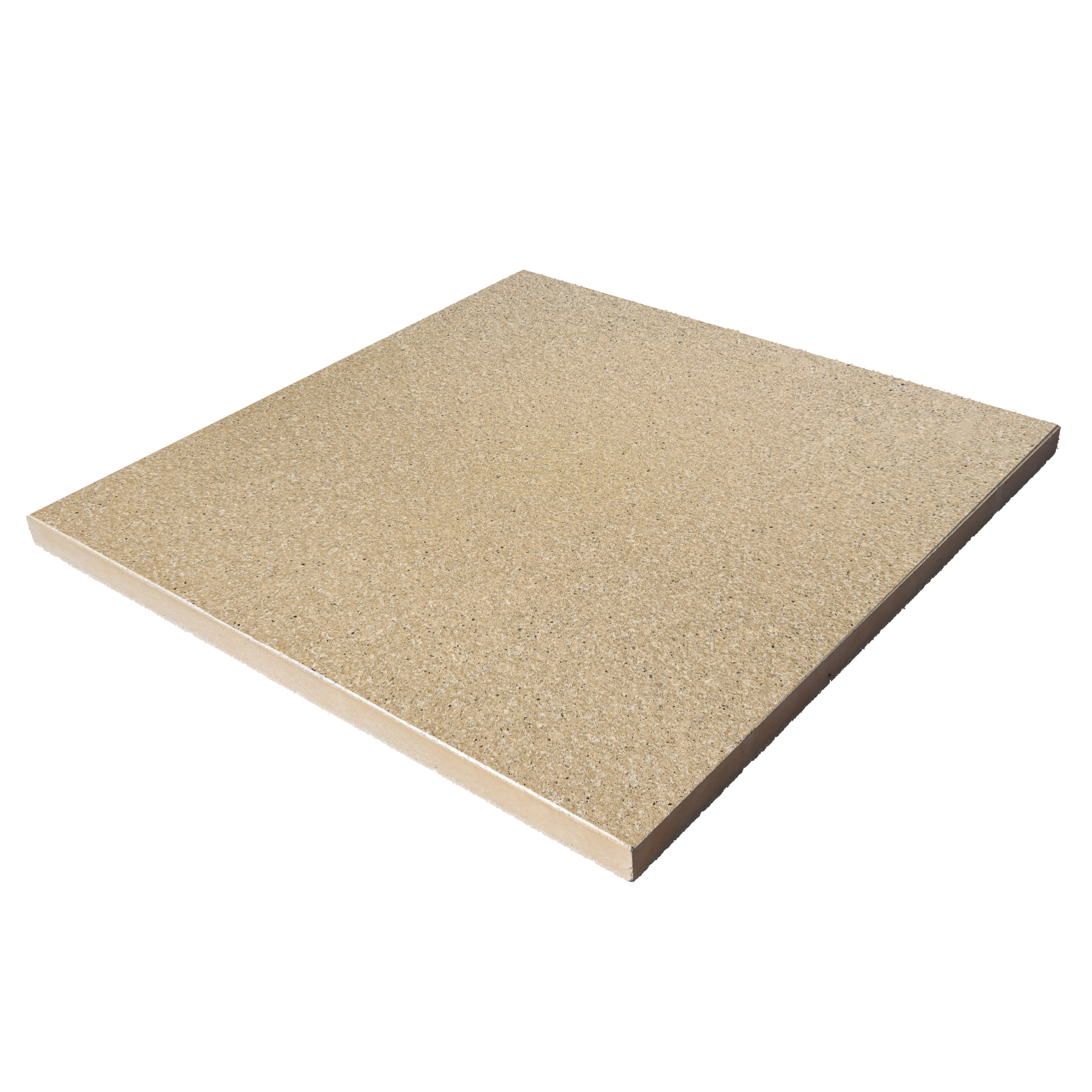 Dlažba betonová Presbeton NEAPOL LITE tryskaná kartáčovaná krémová 600×600×30 mm