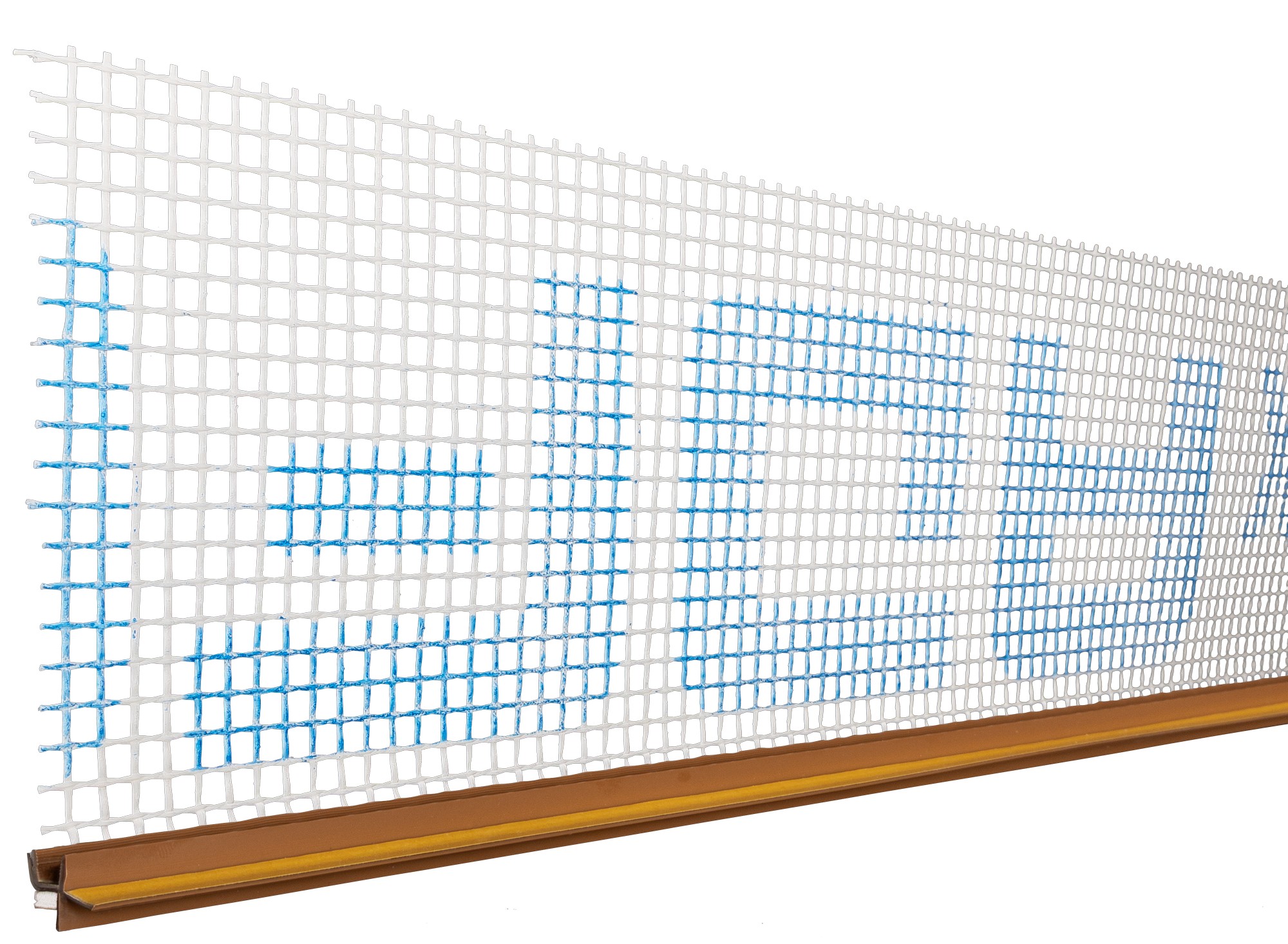 Profil začišťovací Retek PVC 6 mm s tkaninou a lamelou 2,4 m hnědý RAL 8024
