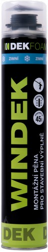 Pěna montážní DEKFOAM WINDEK zimní pistolová 750 ml