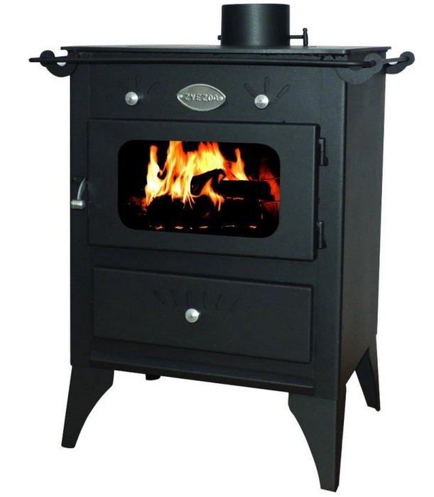 Kamna krbová Zvezda Retro G černá