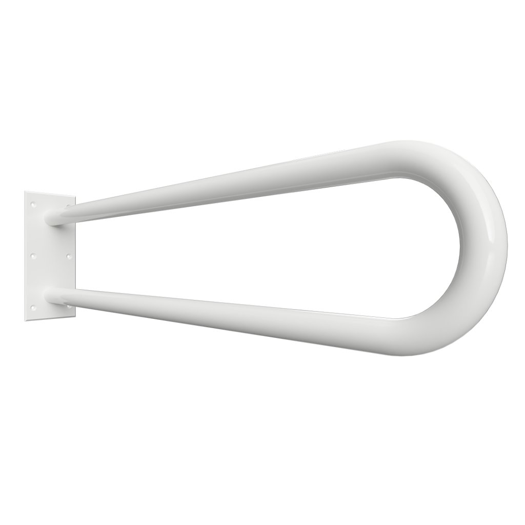 Madlo podpěrné ve tvaru U Bemeta Help 813 mm bez krytky bílá