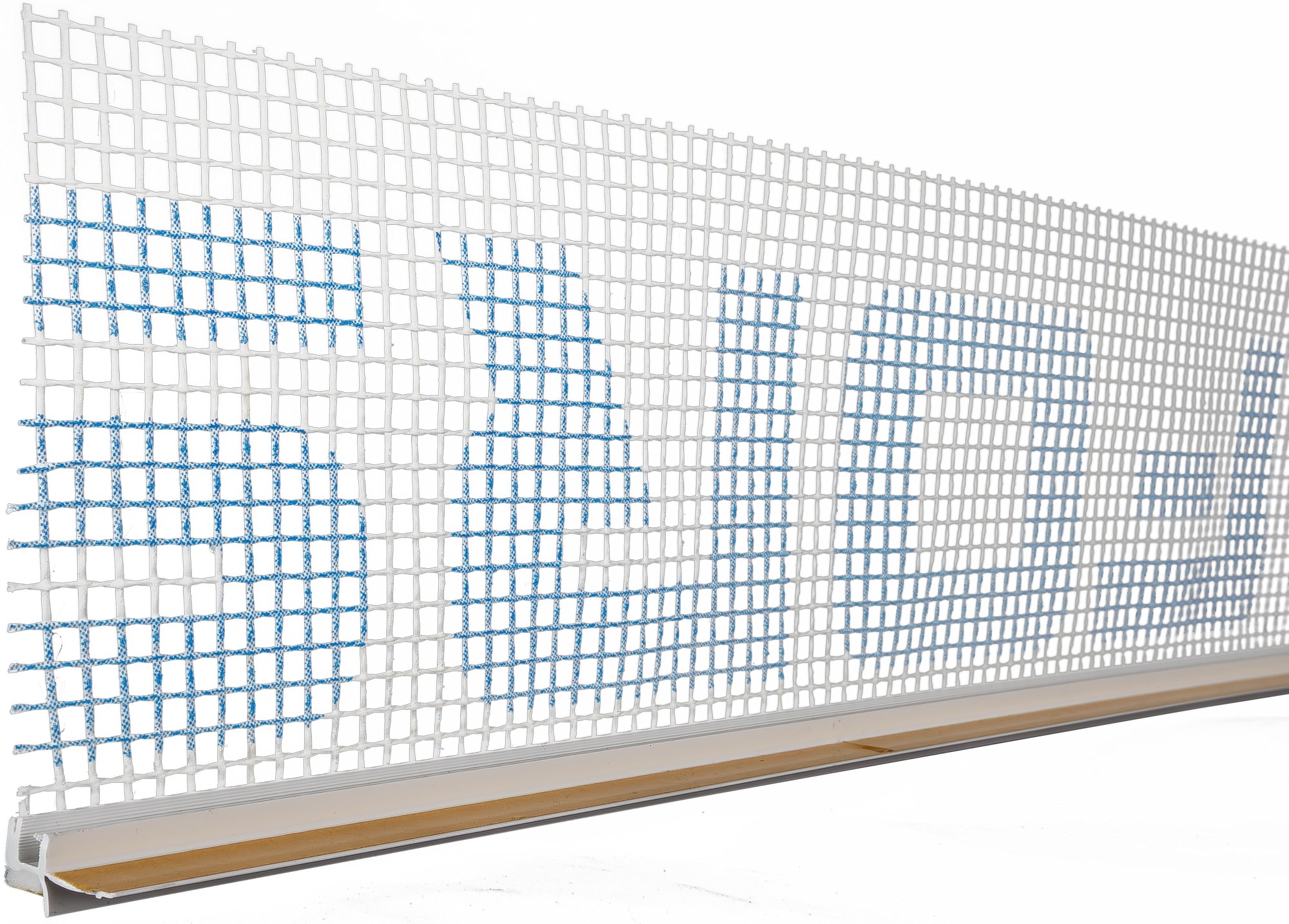 Profil začišťovací Retek PVC 6 mm s tkaninou a lamelou 2,4 m bílý