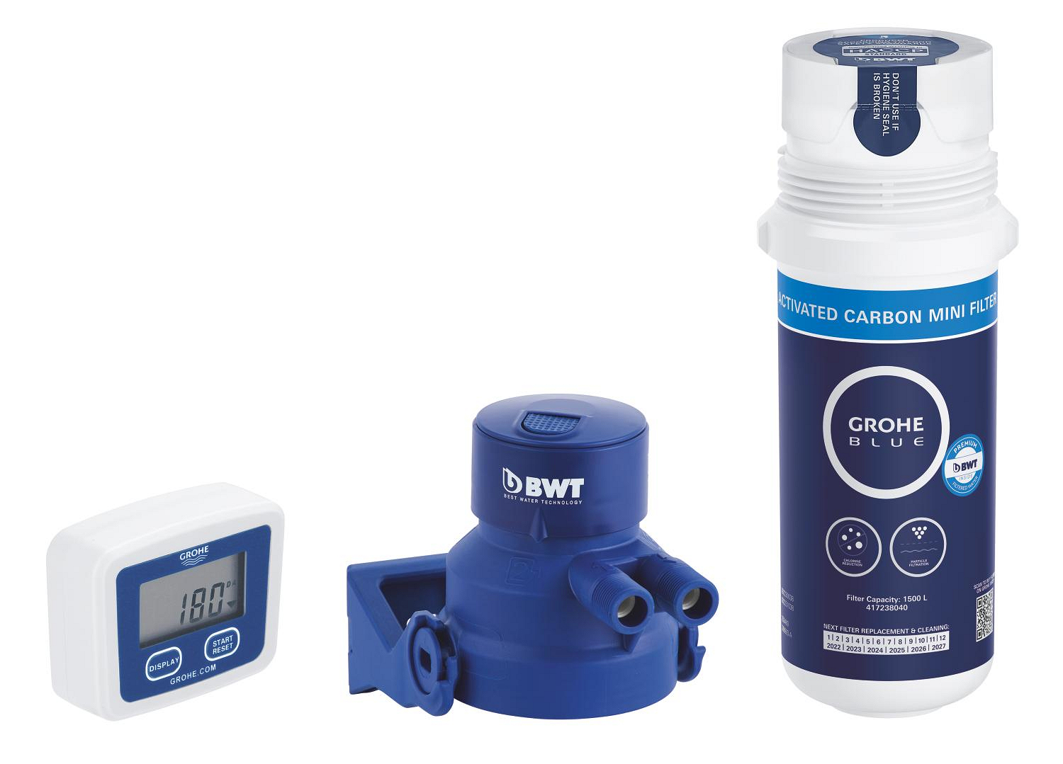 Filtr s filtrační hlavou Grohe Blue aktivní uhlí