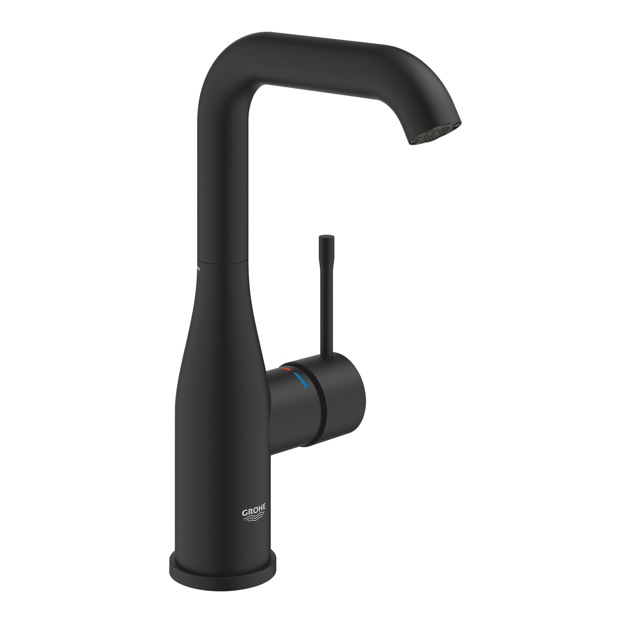 Baterie umyvadlová stojánková Grohe Essence velikost L phantom black 24177KF1