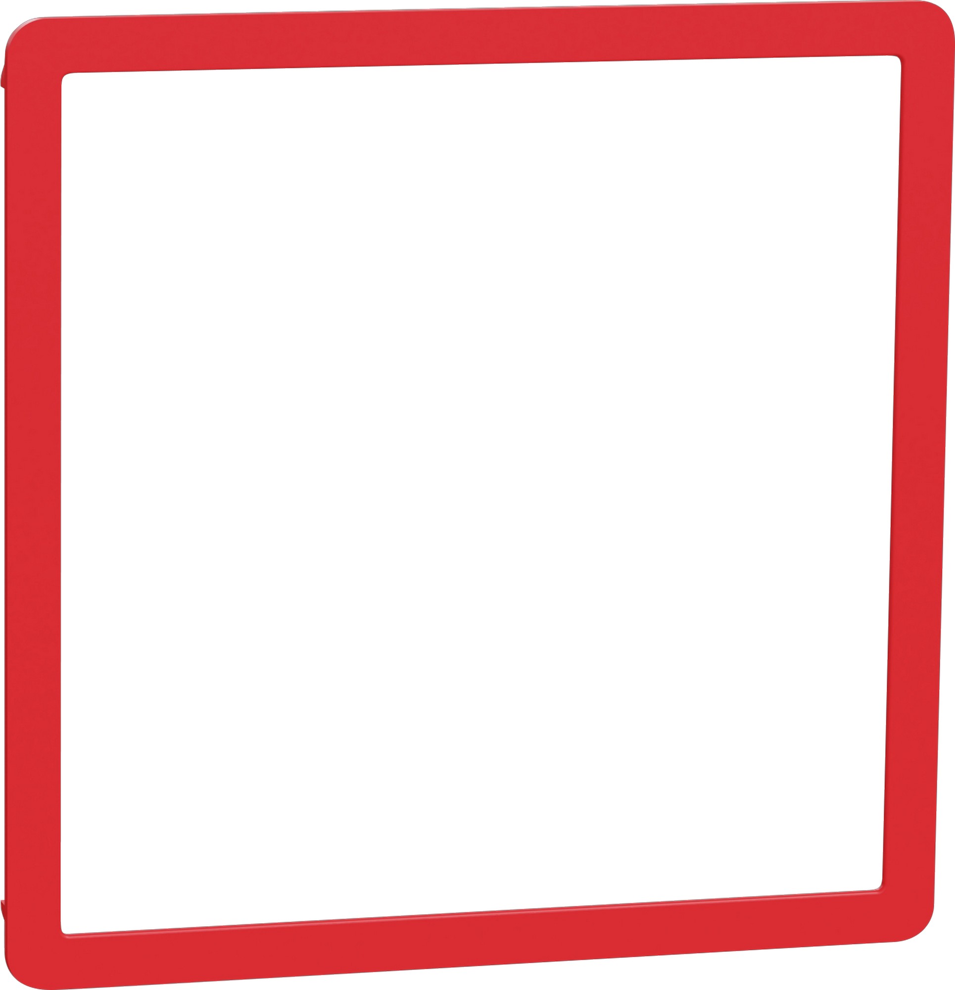 Rámeček dekorativní Schneider Electric Unica Nová Studio Outline jednonásobný red