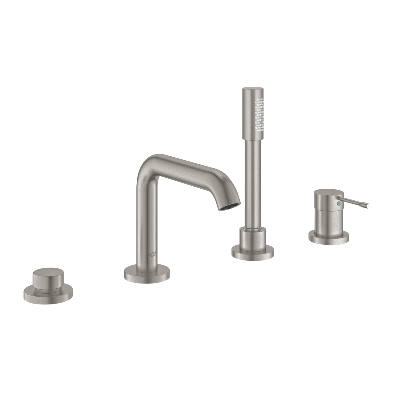 Baterie na okraj vany Grohe Essence 4 - otvorová SuperSteel 19578DC1