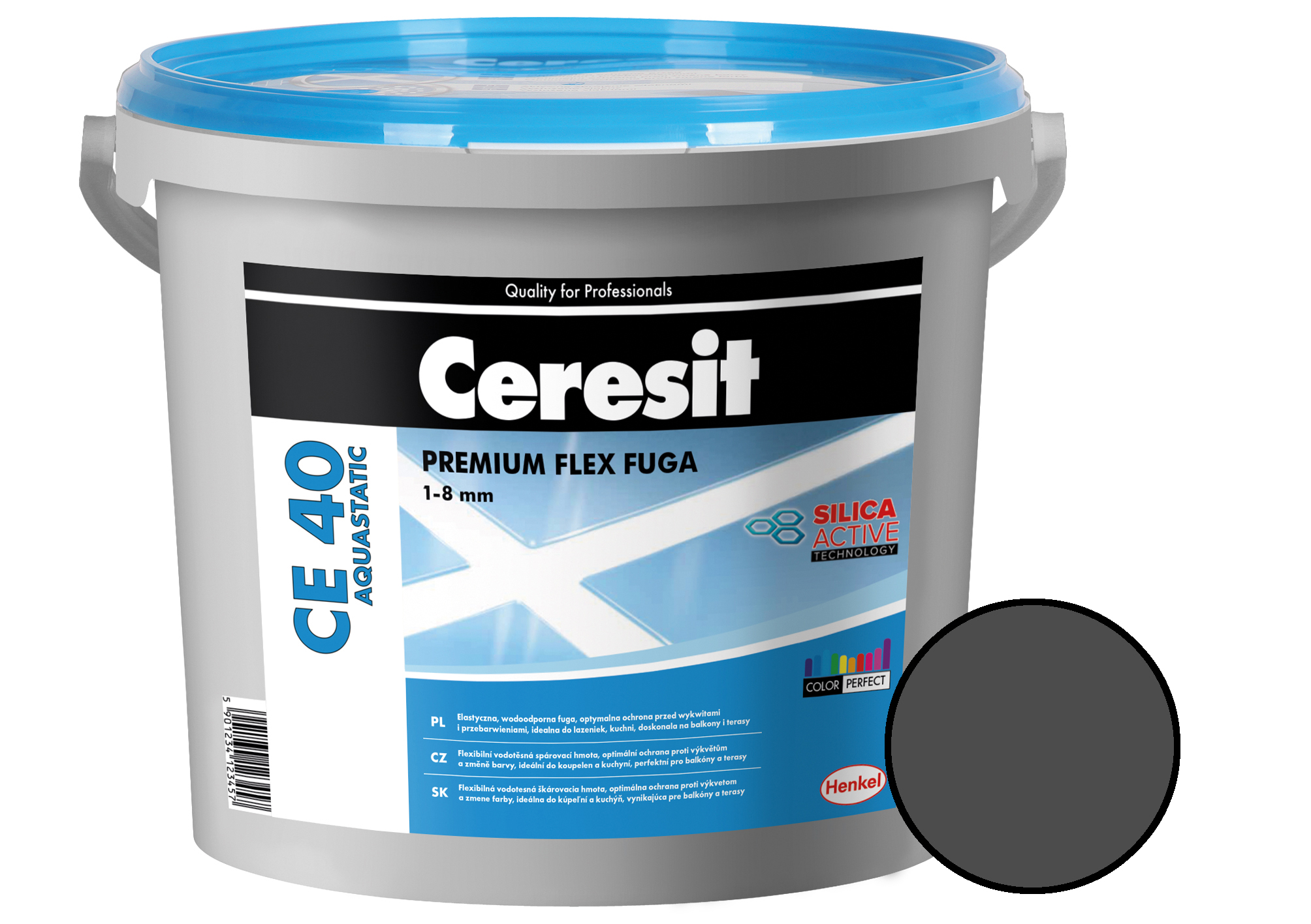 Hmota spárovací Ceresit CE 40 Aquastatic graphite 2 kg