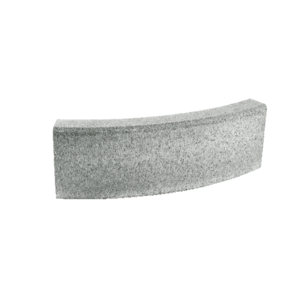 Obrubník chodníkový BEST BEST LINEA vnější oblouk R1 standard přírodní 80×780×250 mm