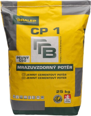 Potěr jemný Bralep CP 1 25 kg