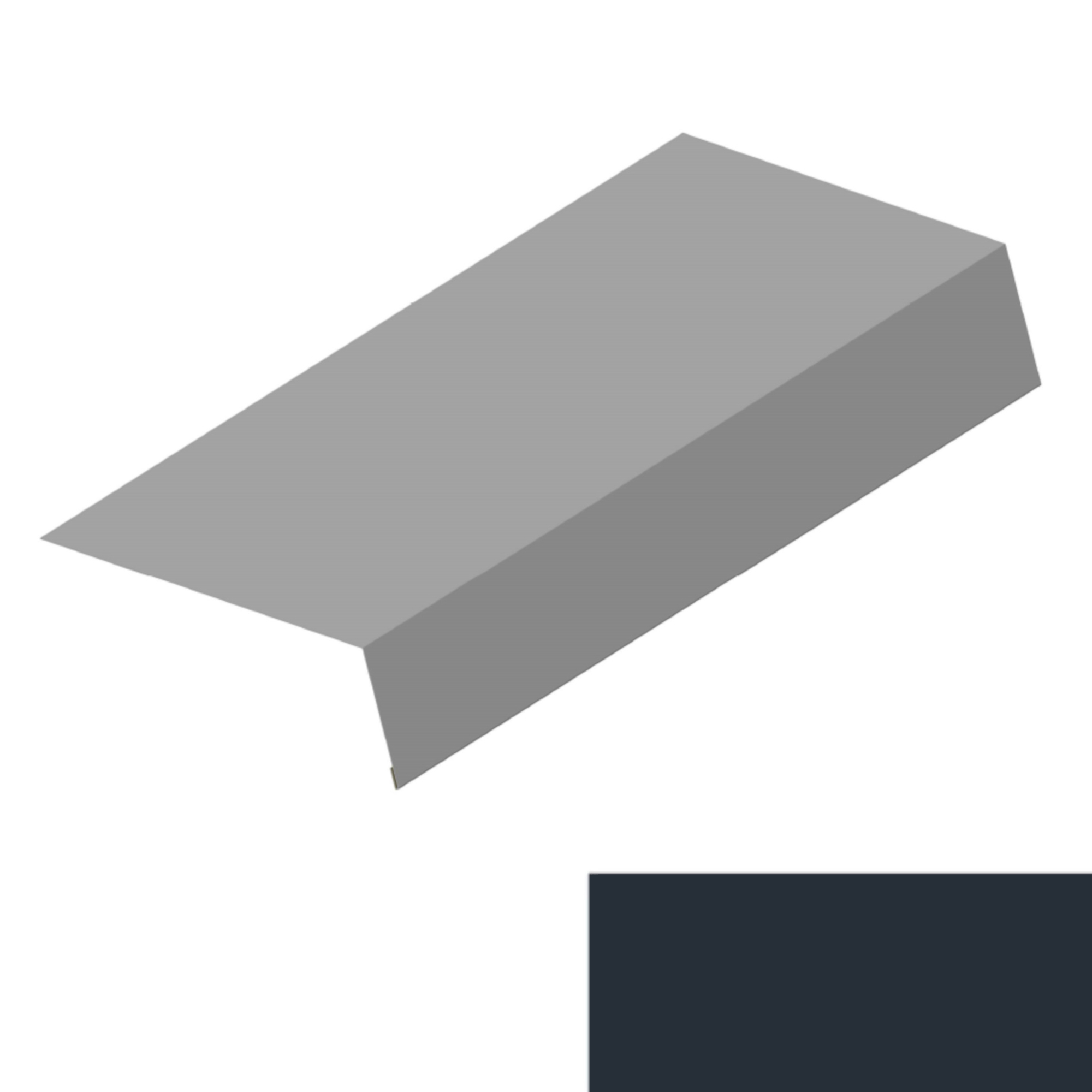 Okapový plech RS250S-120 SP 25 RAL 7016 antracitově šedá