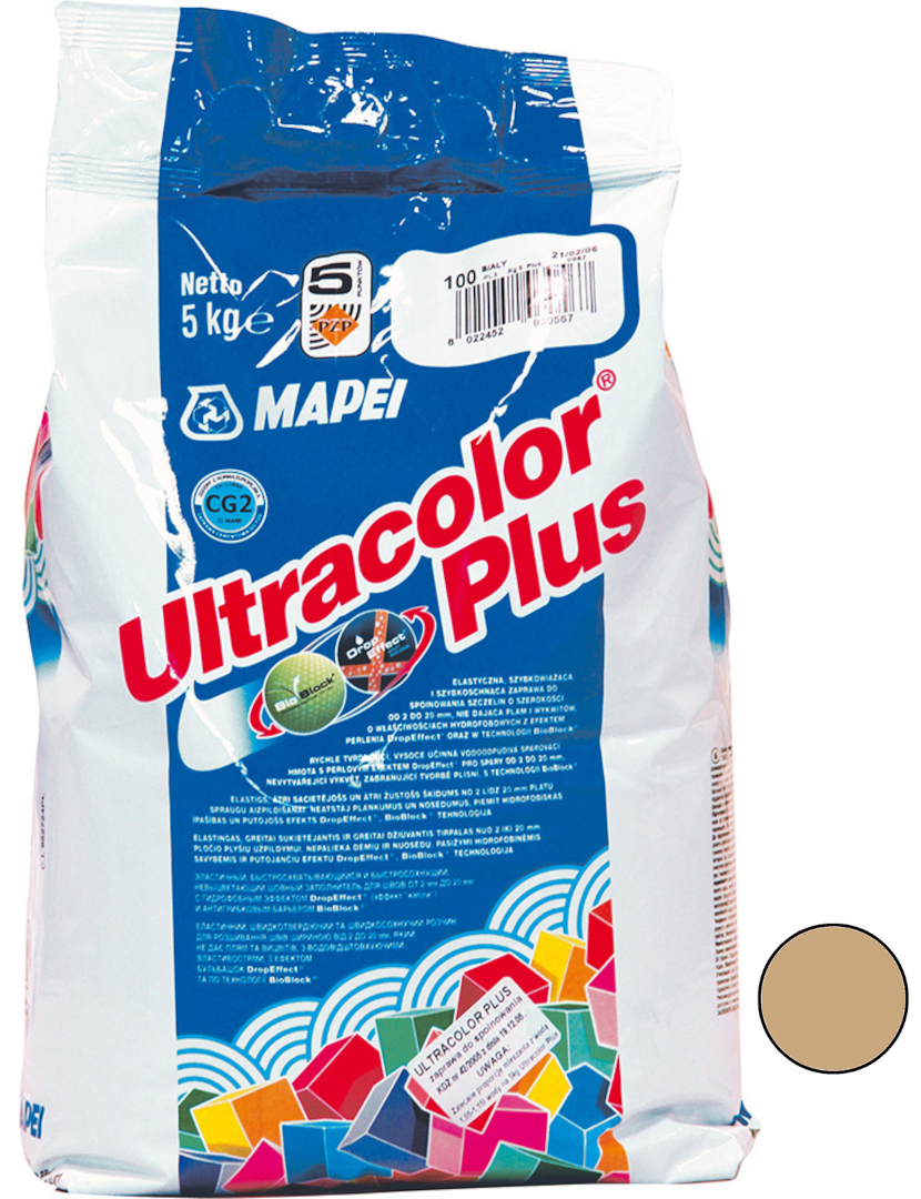 Hmota spárovací Mapei Ultracolor Plus 132 béžová 2000 5 kg