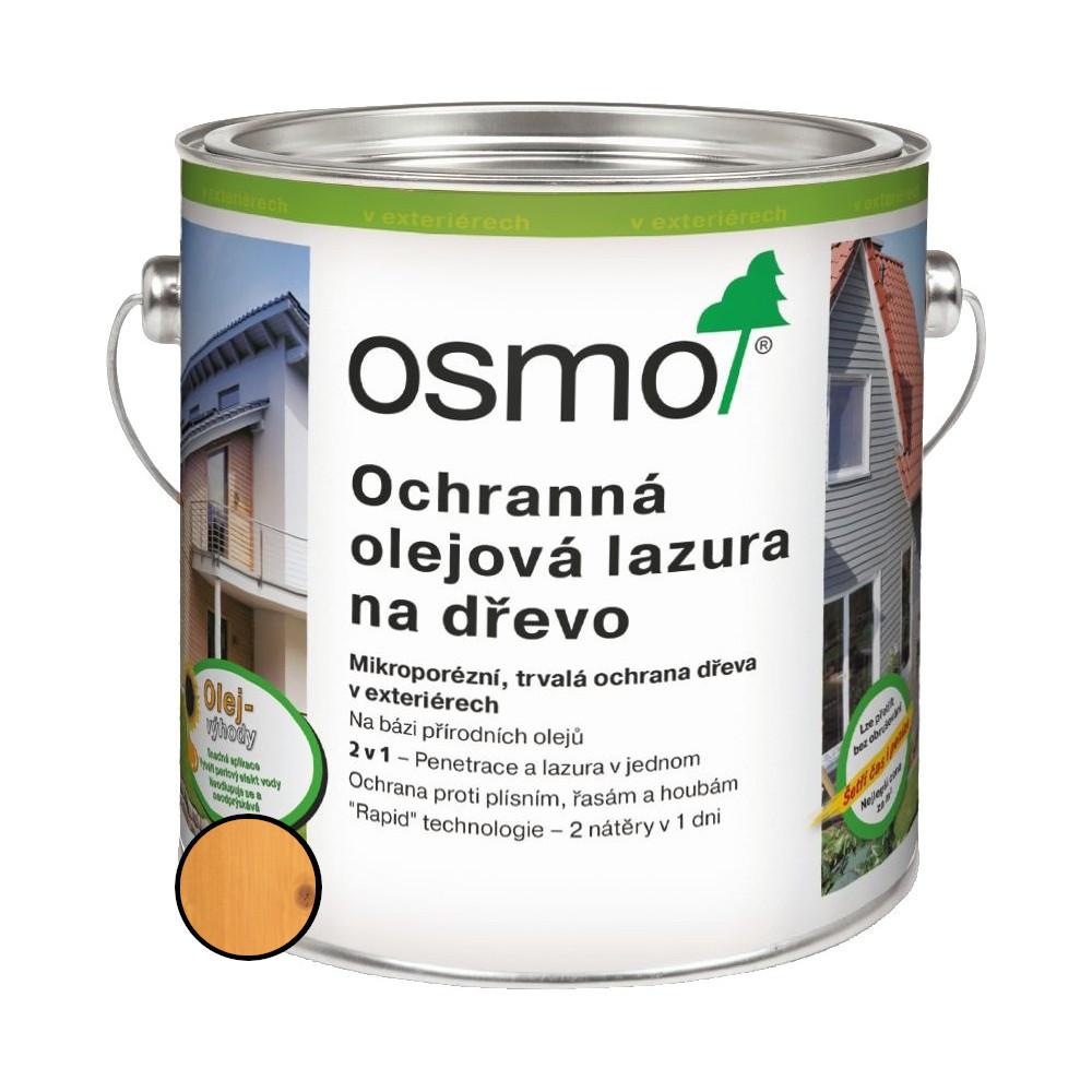 Lazura olejová ochranná Osmo 731 oregon pinie 2,5 l