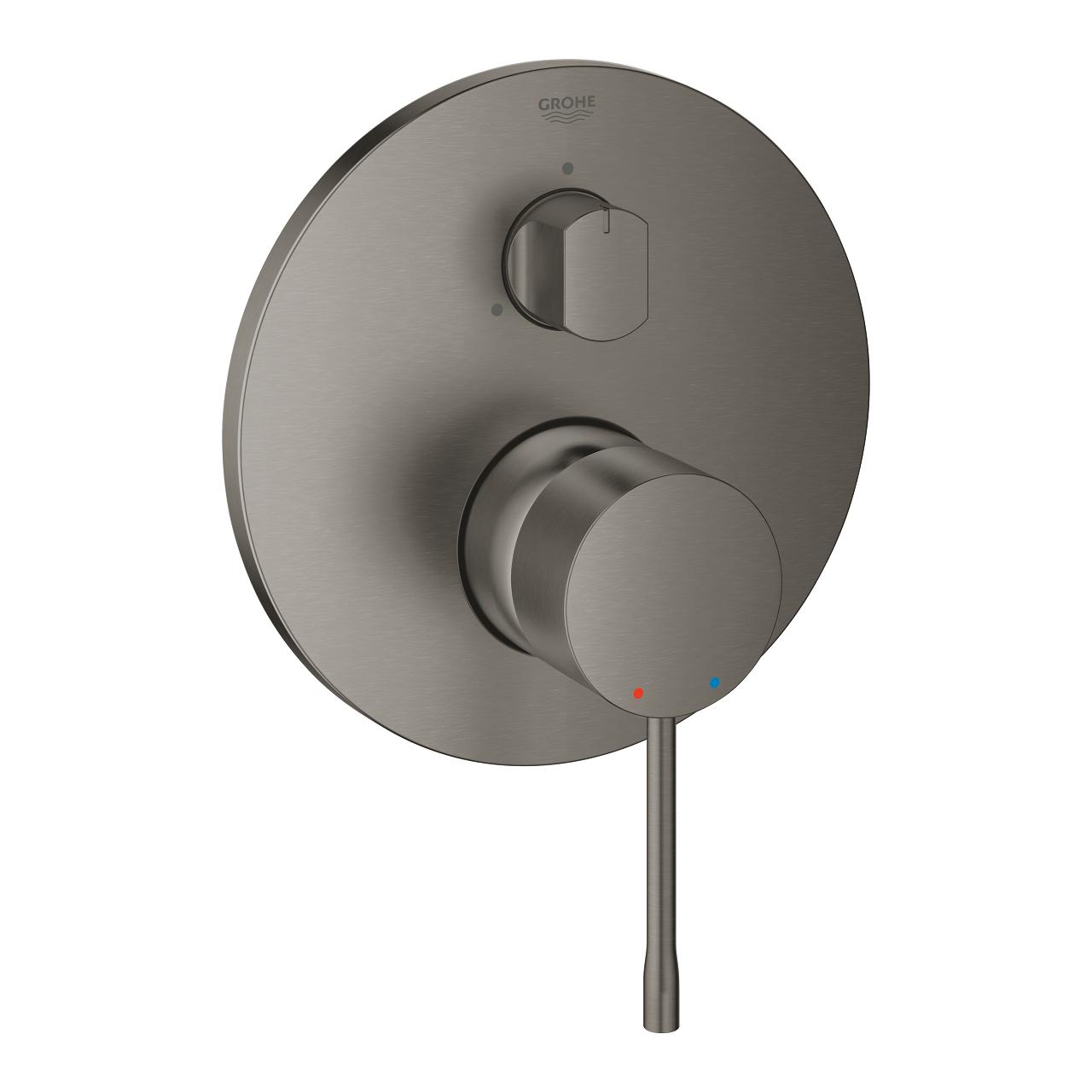 Díl nadomítkový Grohe Essence kartáčovaný Hard Graphite s 3 směrným přepínačem 24092AL1