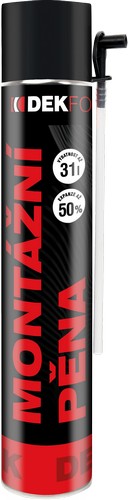 Pěna montážní DEKFOAM trubičková 750 ml