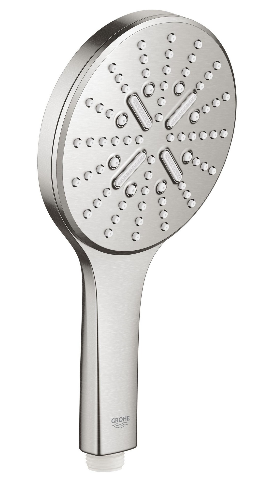 Sprcha ruční Grohe Rainshower SmartActive 130 3 proudy SuperSteel 26574DC0
