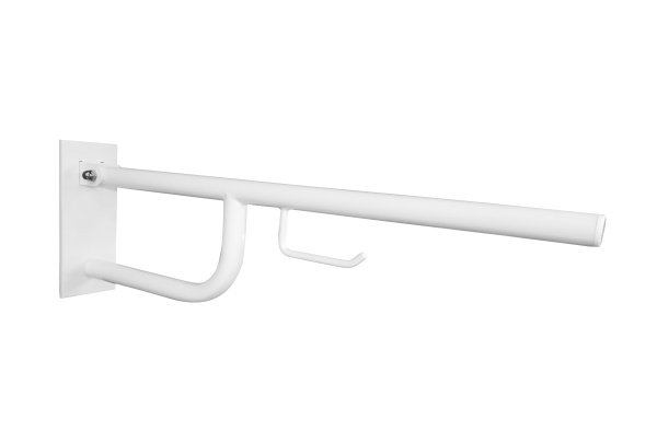 Úchyt sklopný Bemeta Help s držákem TP 850 mm s krytkou bílá