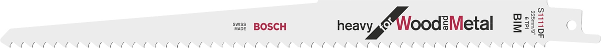 List pilový Bosch S 1111 DF Heavy for Wood and Metal 5 ks