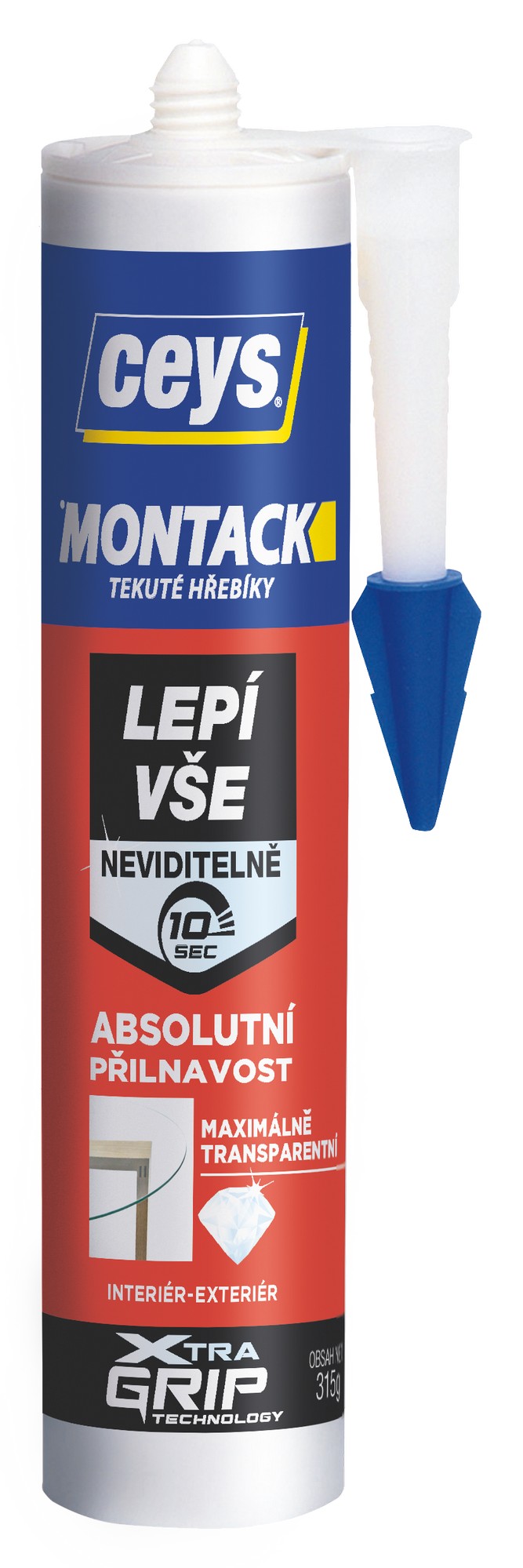 Lepidlo montážní Ceys MONTACK Lepí vše neviditelně 315 g