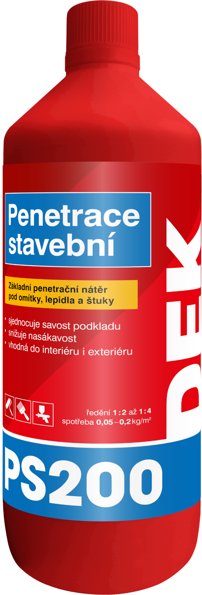 Penetrace stavební DEK PS200 1 kg