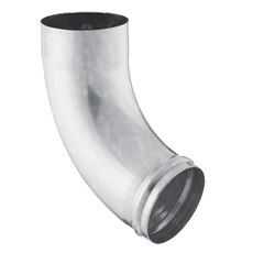 Koleno výtokové FeZn Zambelli 72° průměr 100 mm